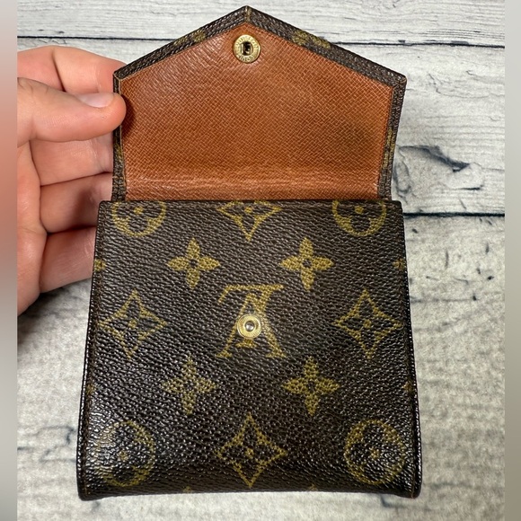 Louis Vuitton Portefeiulle Elise Trifold Wallet Monogram Canvas Leather - Picture 7 of 14
